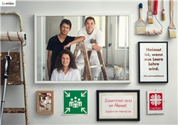Zusammen Heimat: Plakat Lehre Maler in Ausbildung