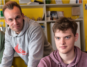 Junger Mann mit Mütze Junger Mann mit Mütze