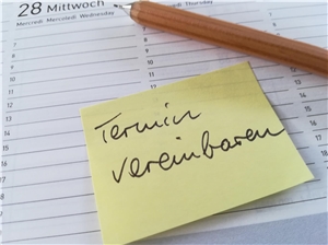 Terminkalender Stift Heftnotiz