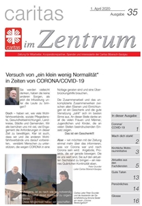 Zeitung Im Zentrum Ausgabe 35 Titelseite