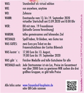 Frauenlauf Laupheim 2020 Inhalt Frauenlauf Laupheim 2020 Inhalt
