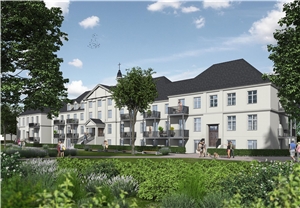 So wird das Kloster nach der Sanierung aussehen. Ansicht Gudula Kloster nach Sanierung