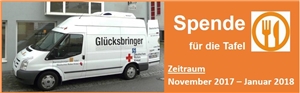 Tafelauto 2 Auto mit Spendenaufruf