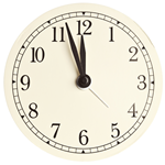 Zeit spenden Uhr Ansicht einer Uhr