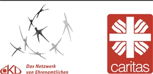 Logo des Netzwerkes Caritas und Logo Caritas