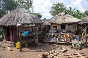 Adjumani war einst ein Flüchtlingslager, jetzt erinnert es an ein richtiges Dorf. 