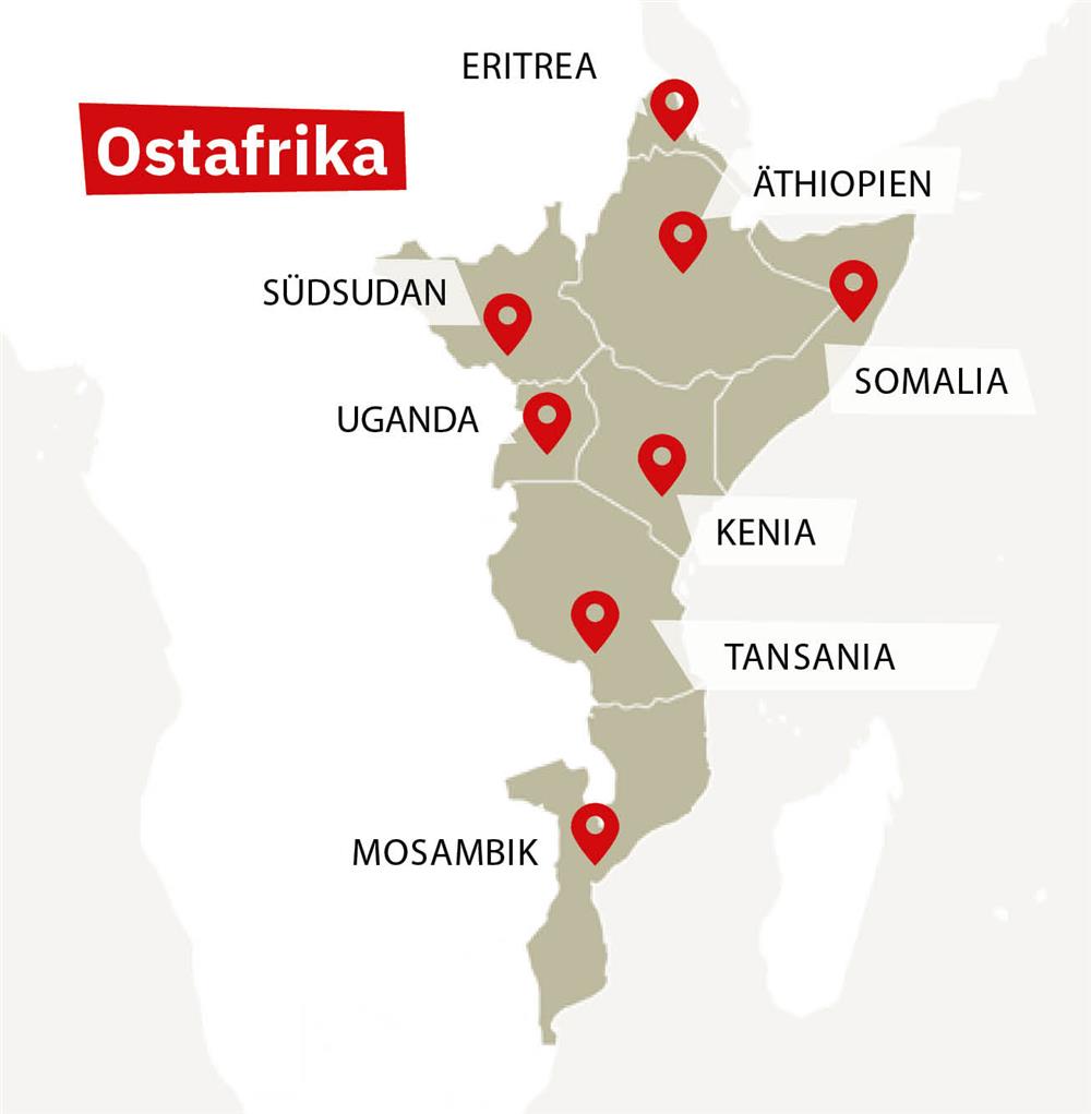 Platzhalter Karte Ostafrika Platzhalter Karte Ostafrika