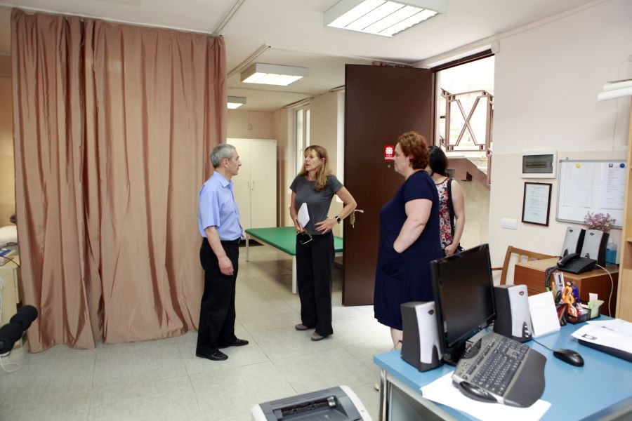 Im Rehazentrum der Caritas Georgien in Tiflis. Diagnoseraum