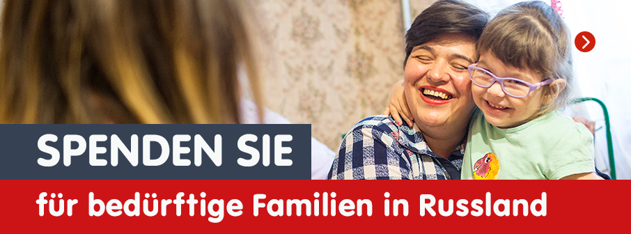 Spendenbanner Content Flüchtlinge Jetzt online spenden für die Caritasarbeit in Russland