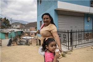 Die Krise in Venezuela zwang Vanessa Martinez mit ihrer Tochter zur Flucht.