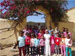 Bild zeigt Kindergruppe in Eritrea