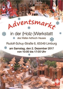 Adventsmarkt 2017 Plakat zum Advetnsmarkt