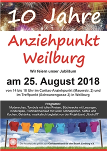 Jubiläum Anziehpunkt Weilburg Jubiläum Anziehpunkt Weilburg