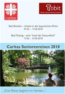 Seniorenreisen 2018 Katalogvorderseite