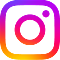 farbiges Logo des Social Media-Kanals Instagram