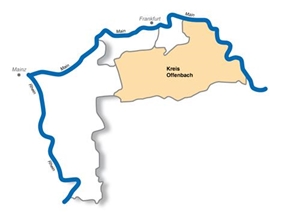 Landkarte Kreis Offenbach Landkarte Kreis Offenbach