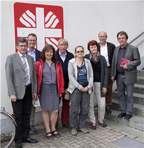 Gruppenbild mit Vorstand mit Besuch aus Tschechien
