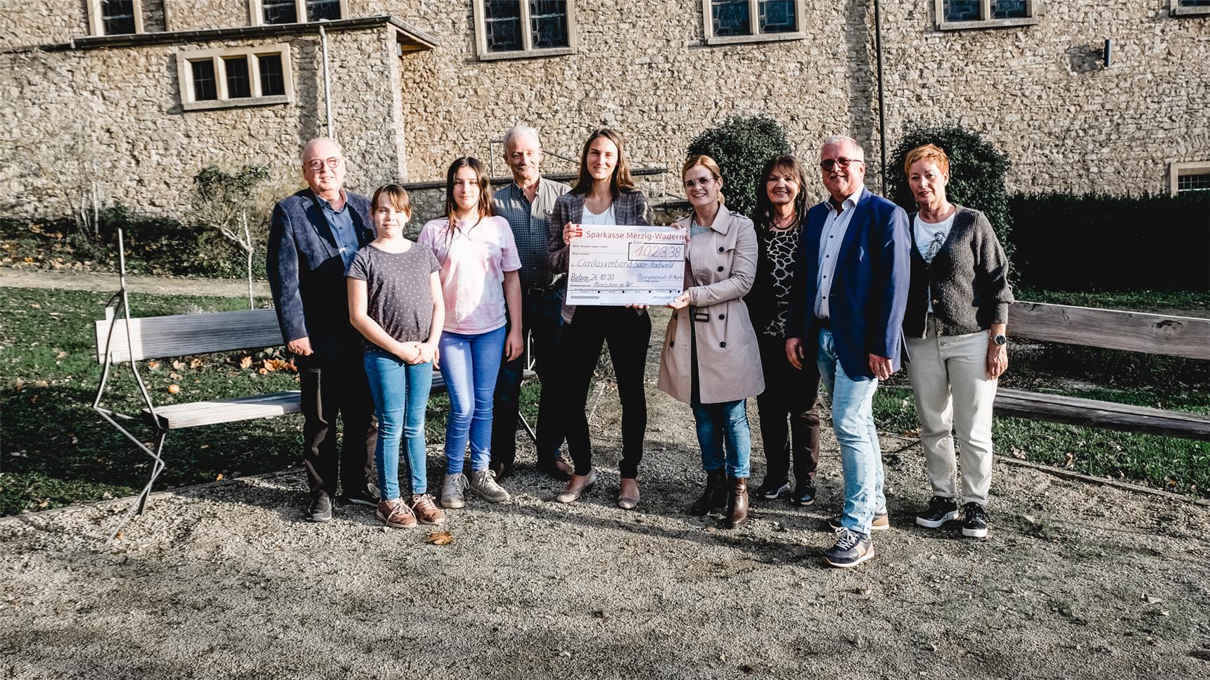Die Pfarrgemeinde St. Martin Bietzen unterstützt den Caritasverbandes Saar-Hochwald mit über 1000 €