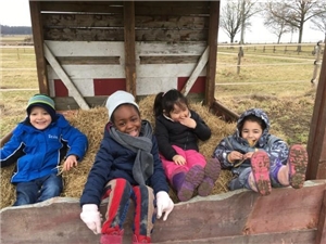 Kinder im Heu Kinder im Heu