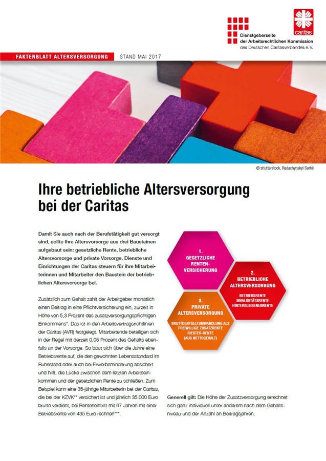 Faktenblatt Zusatzrente 1 Faktenblatt Zusatzrente 1
