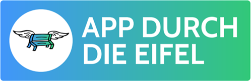 Logo app durch die Eifel