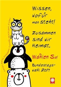 Kita-Plakat zur Bundestagswahl Kita-Plakat zur Bundestagswahl