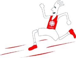 Bruchsaler Hoffnungslauf_Maskottchen. Quelle: CV Bruchsal Quelle: CV Bruchsal