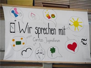 Caritas-Jugendforum. Quelle: DiCV Freiburg/Thomas Maier Jugenforum