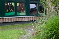 Heilpädagogisches Kinderdorf Biesfeld Blick auf das Gebäude einer Intensivschulklasse