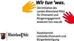 Logo der Leitstelle für Ehrenamt und Bürgerbeteiligung des Landes Rheinland-Pfalz. Logo der Leitstelle für Ehrenamt und Bürgerbeteiligung des Landes Rheinland-Pfalz.