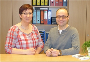 Cornelia Wintersberger und Johann Öller - das Team der Verwaltung