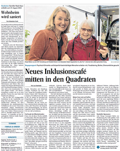Pressemitteilung MM Inklusionscafé Pressemitteilung MM Inklusionscafé