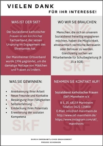Wir suchen Ehrenamtliche Wir suchen Ehrenamtliche