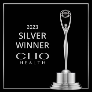 Clio Award Health in Silber