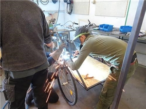 Lastenfahrrad Schweißen Lastenfahrrad Schweißen