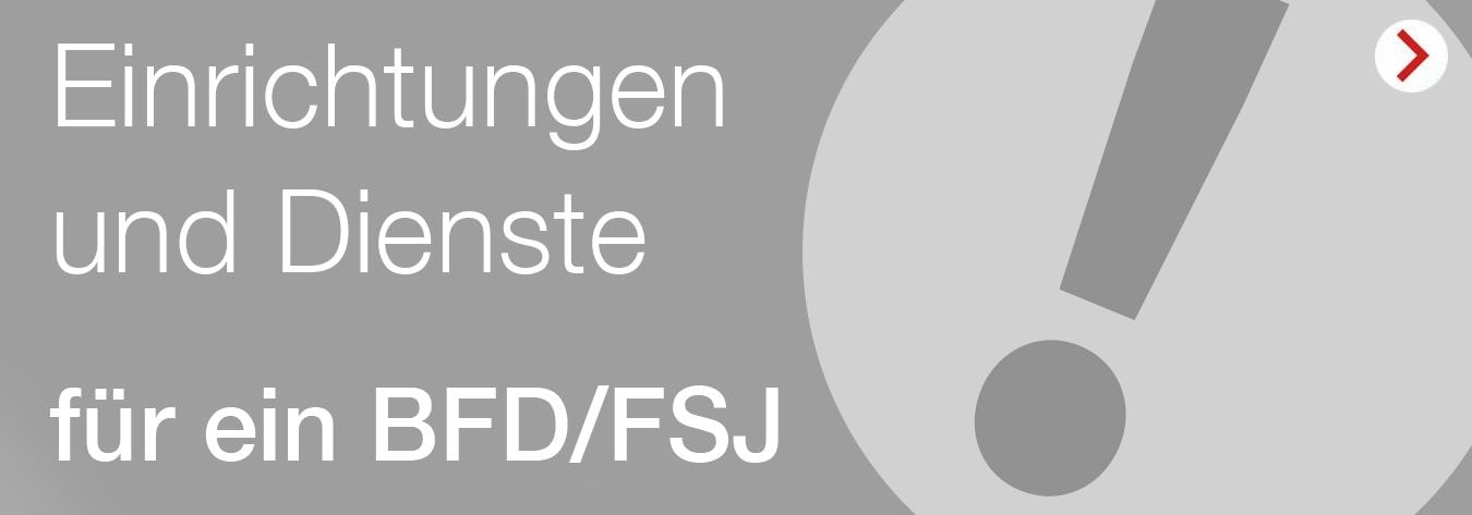 Banner Einrichtungen BFD/FSJ