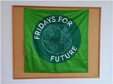 Flagge Fridays For Future / Fridays For Future Passau