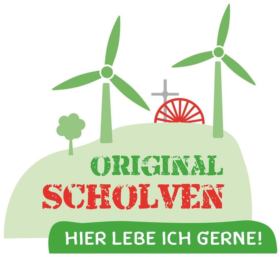Stadtteil-Logo zeigt die Halde Oberschoven mit Slogan "Hier lebe ich gerne" 