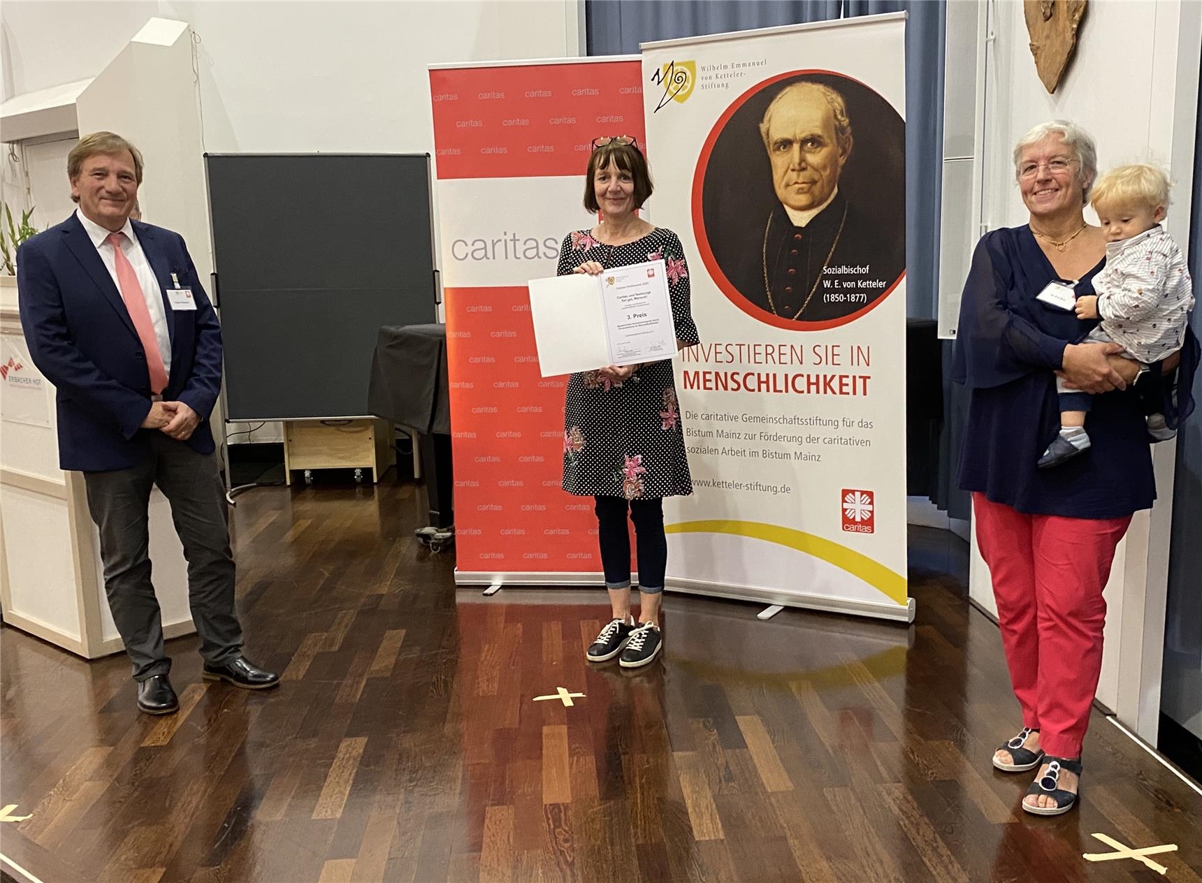 Preisverleihung Ketteler-Preis 2020 - 007 - Preisträger Gesundheitsladen (Foto: DiCV Mainz e.V.)