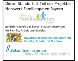 Die Familienpaten werden vom BayStMAS gefördert. Unser Standort ist Teil des Projektes Netzwerk Familienpaten in Bayern.