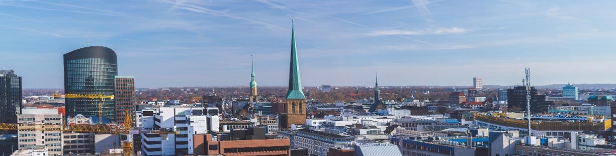 Luftbild der Dortmunder Innenstadt