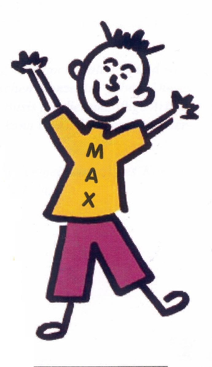 Kita St. Maximilian Kolbe Max Strichmännchen Logo