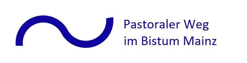 Welle und Schriftzug Pastoraler Weg im Bistum Mainz