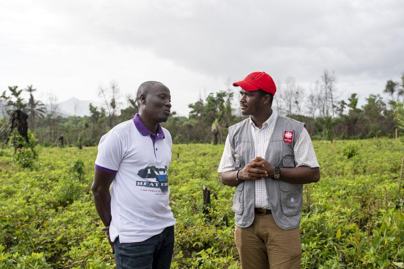 Sierra Leone - Ebola Überleben - Hassan (Foto: Bente Stachowske / Caritas international)