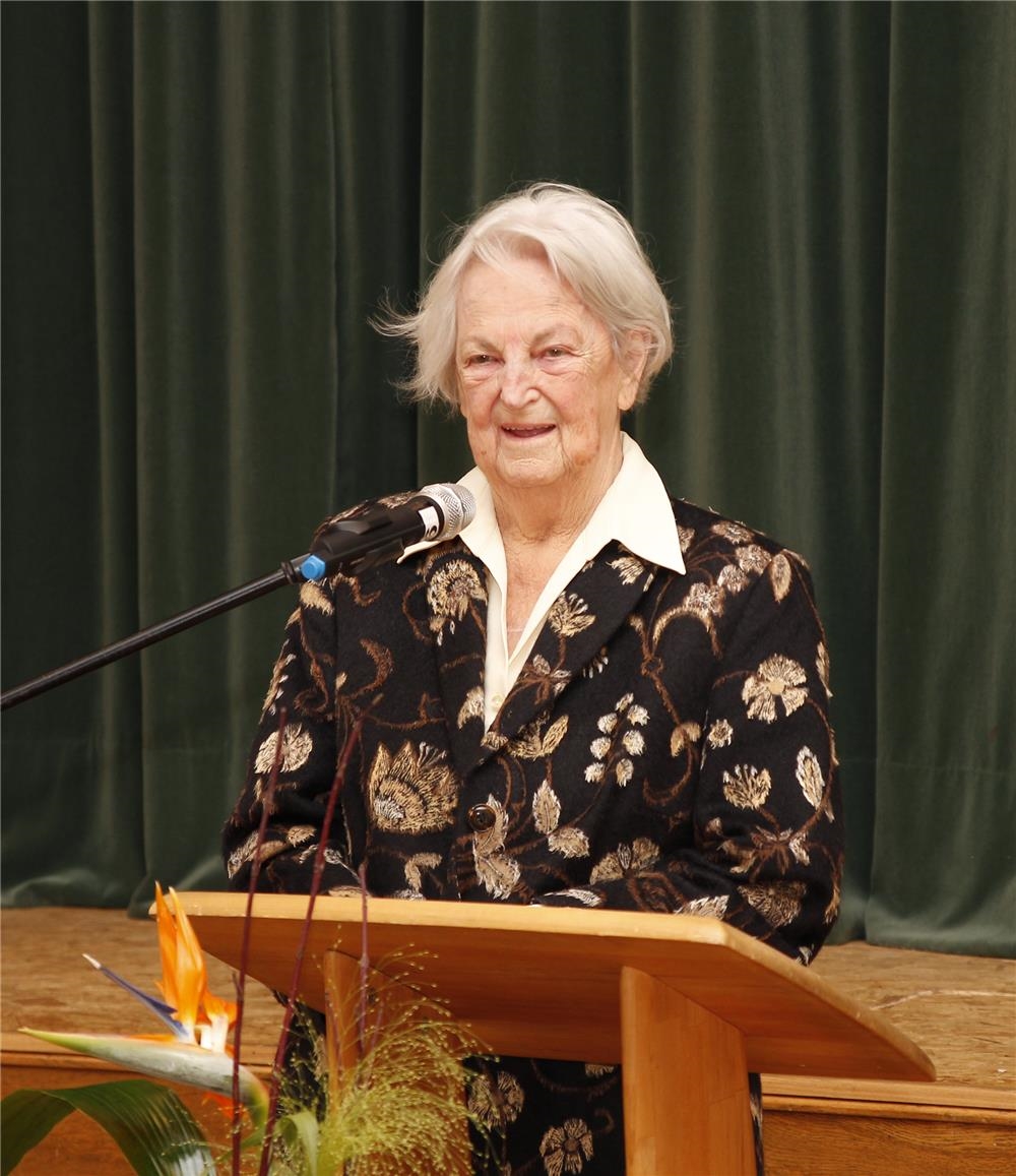 Dr. Ursula Krieger, Ehrenmitglied im Vorstand, hatte neun Jahre lang von 1989 bis 1998 ehrenamtlich die Geschäftsführung der Sozialstation inne. (Bernhard Gattner)