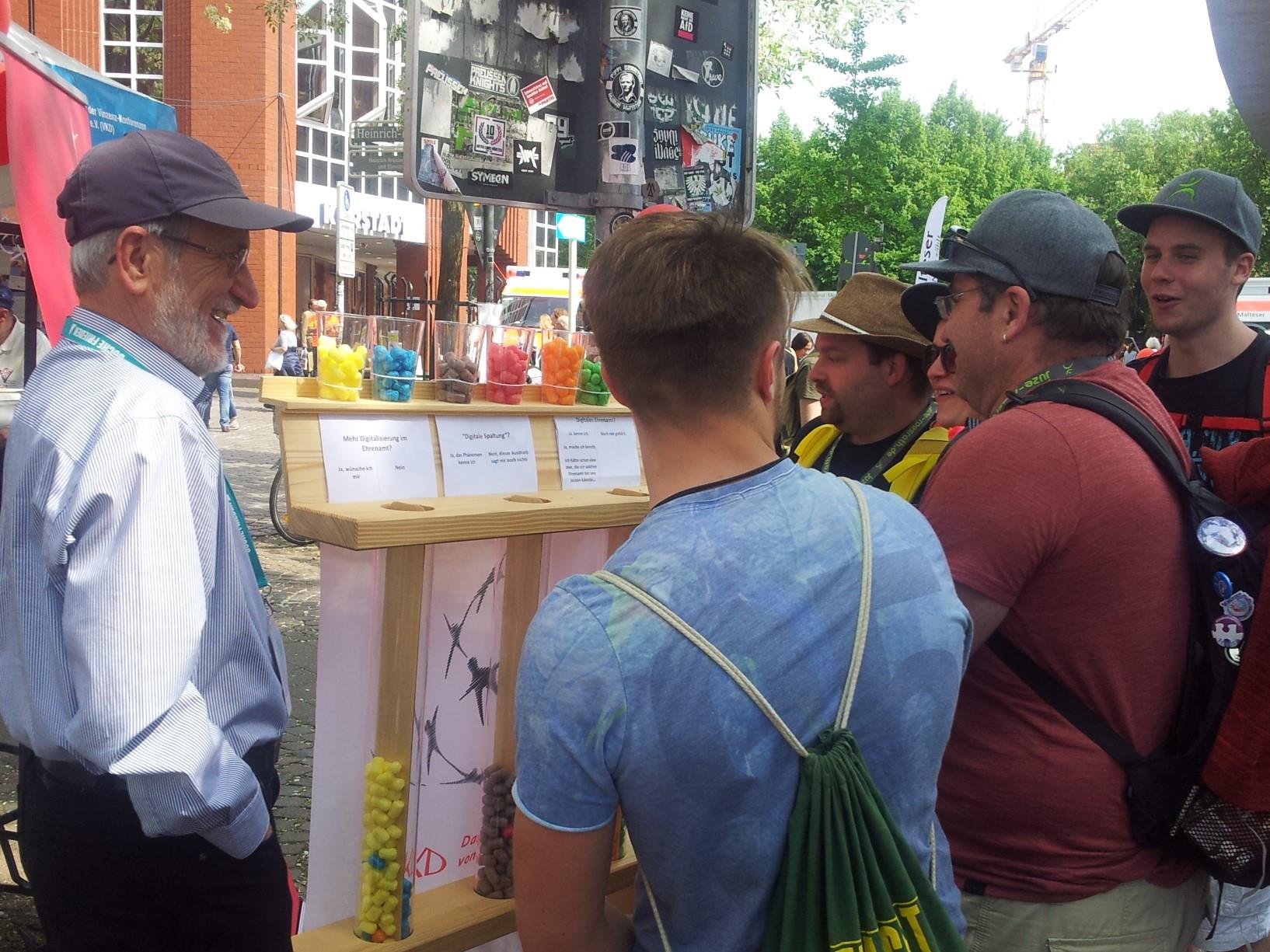 Nicht nur Abstimmen auch Austauschen zur Digitalisierung im Ehrenamt