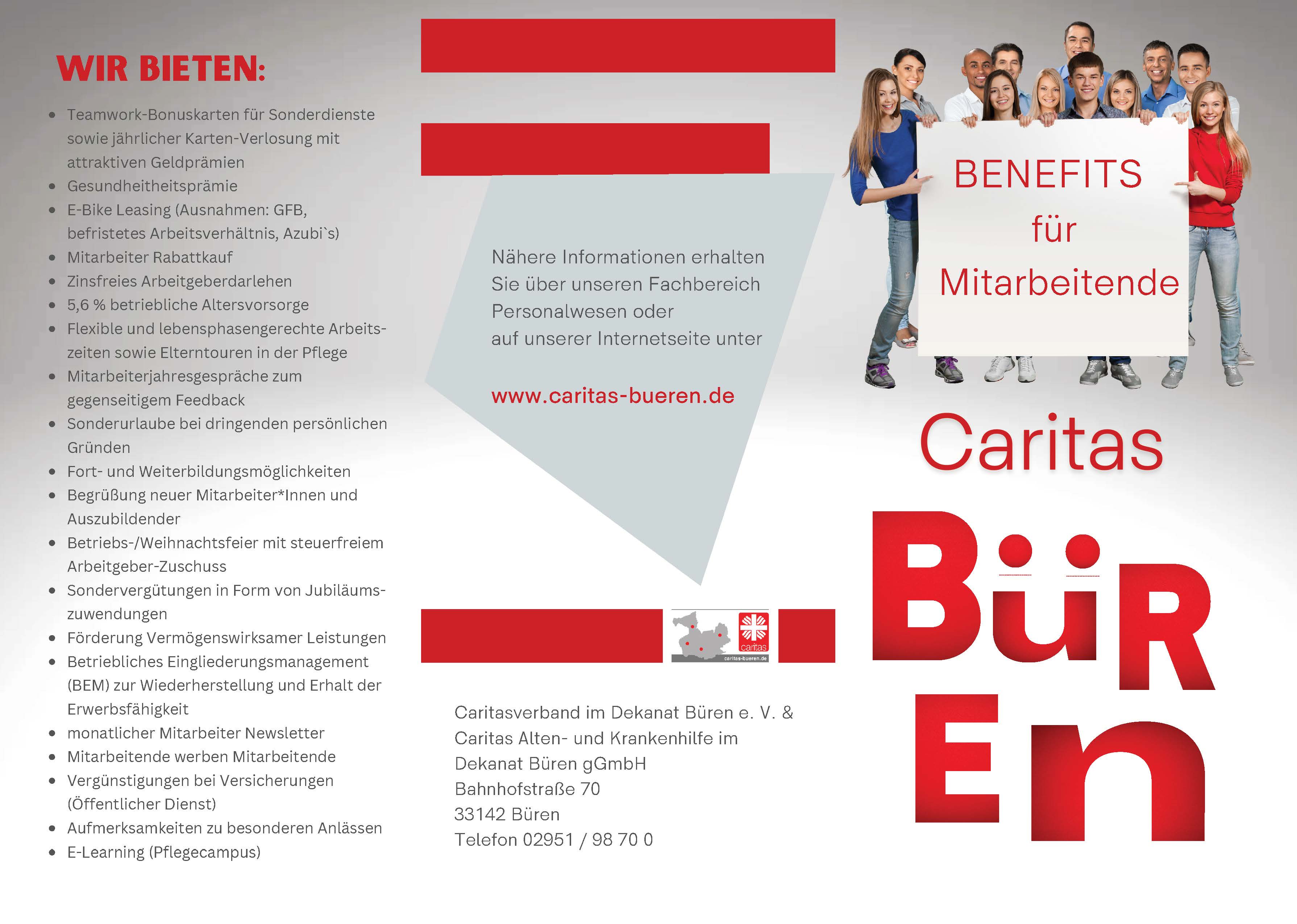 Benefits Caritas Büren