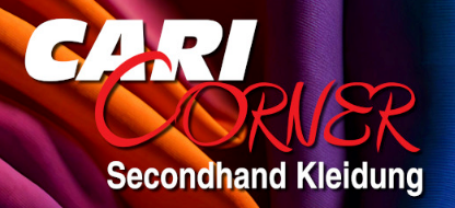 Bildzeichen des CariCorner-Ladens mit farbigem Hintergrund
