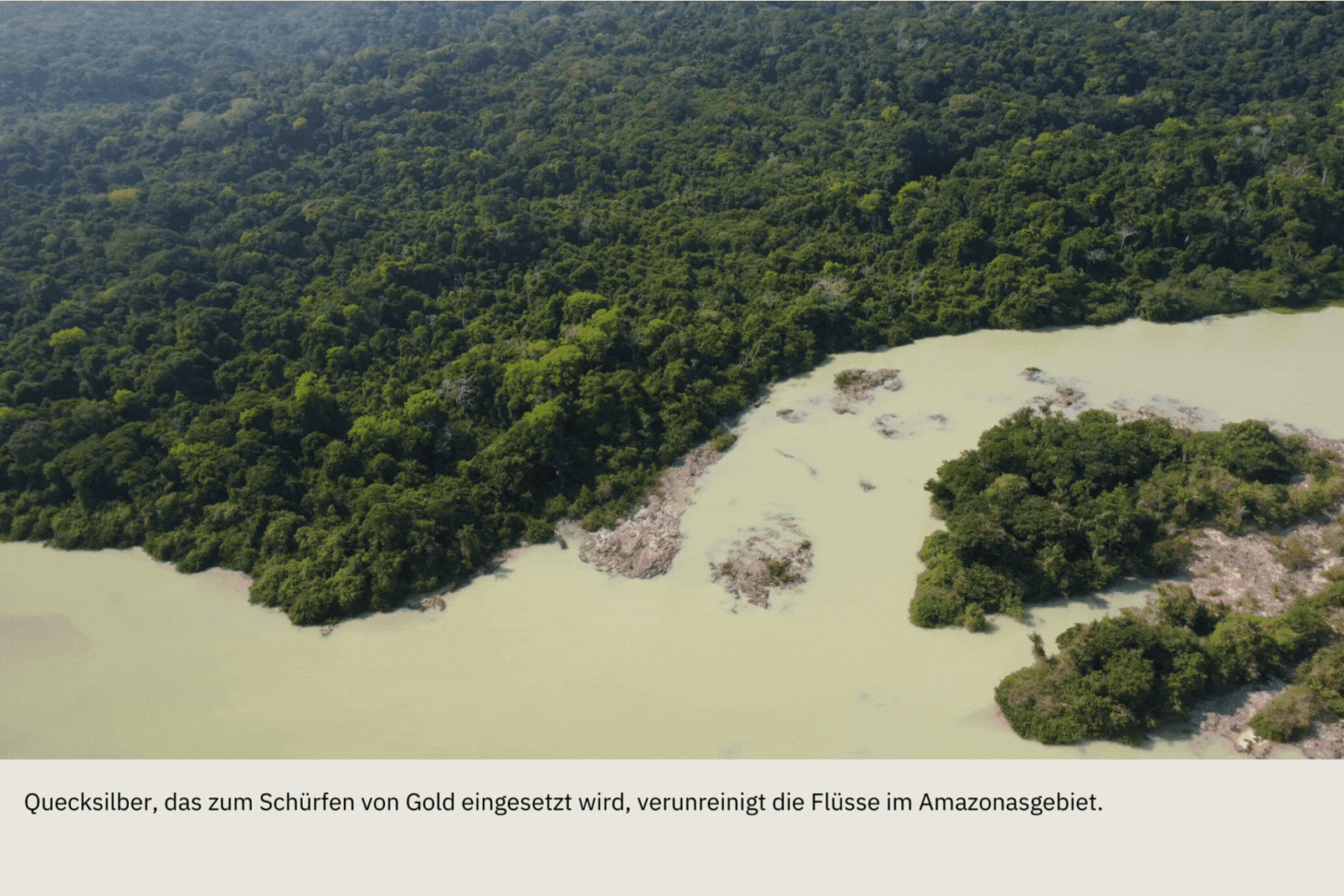 illegale Goldmienen am Amazonas