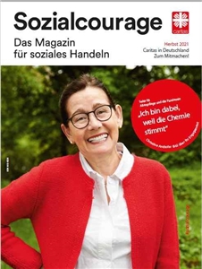 Titelseite der Zeitschrift Sozialcourage Ausgabe Herbst 2021
